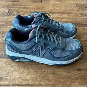 New Balance 1540v3 Running Shoes Comfort Walking Sneakers Gray Blue Size 8